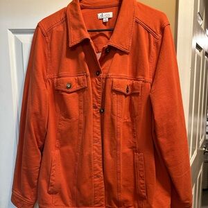 Orange Denim Jacket by D&Co
